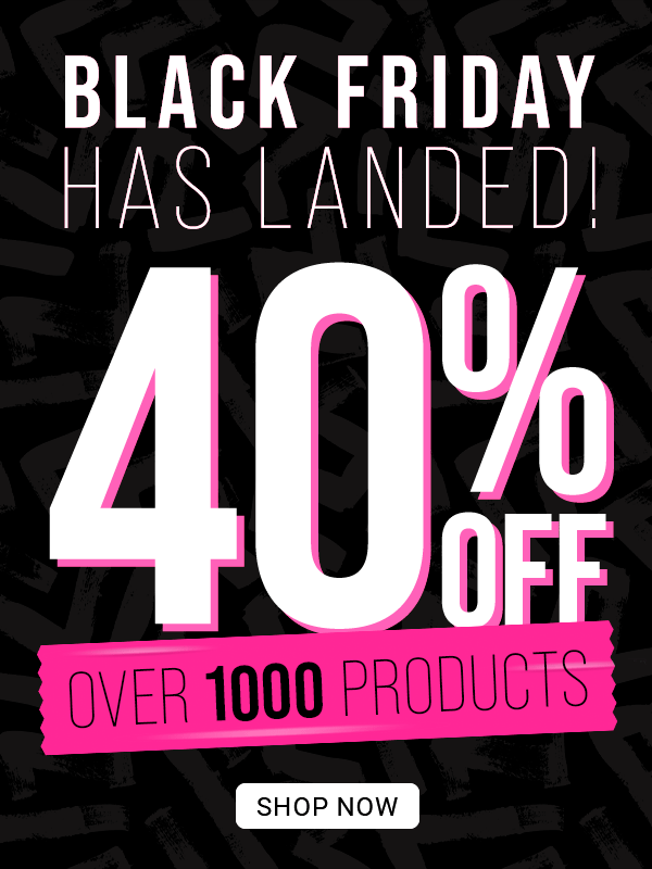 Black friday has landed 40 percent off over 1000